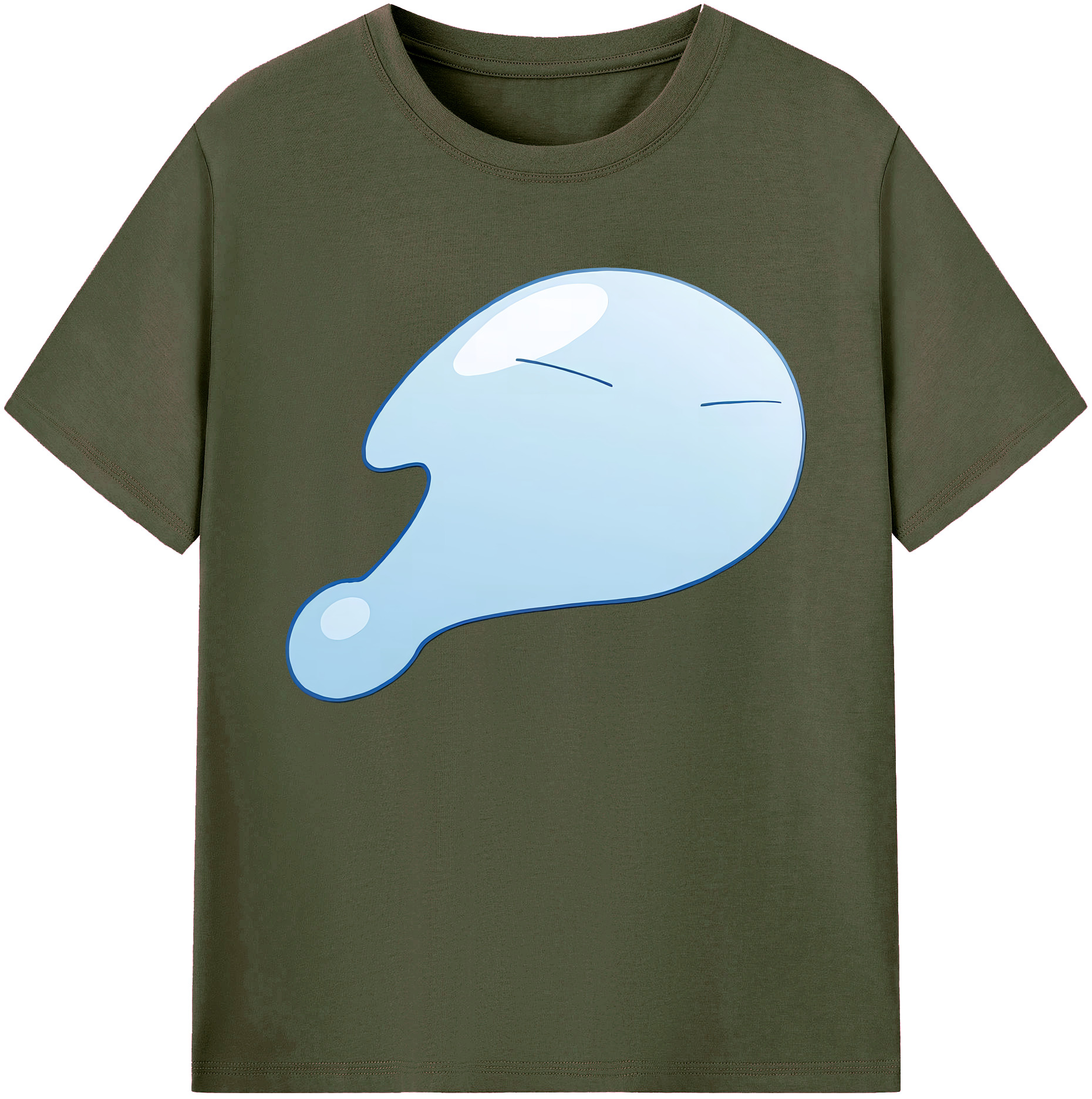 （画像用） 転スラ Regarding Reincarnated to Slime 綿100％ メンズ半袖Tシャツ｜肌触りやわらか＆通気性